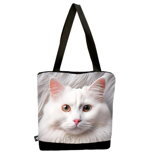 Totebag XL Gato Blanco