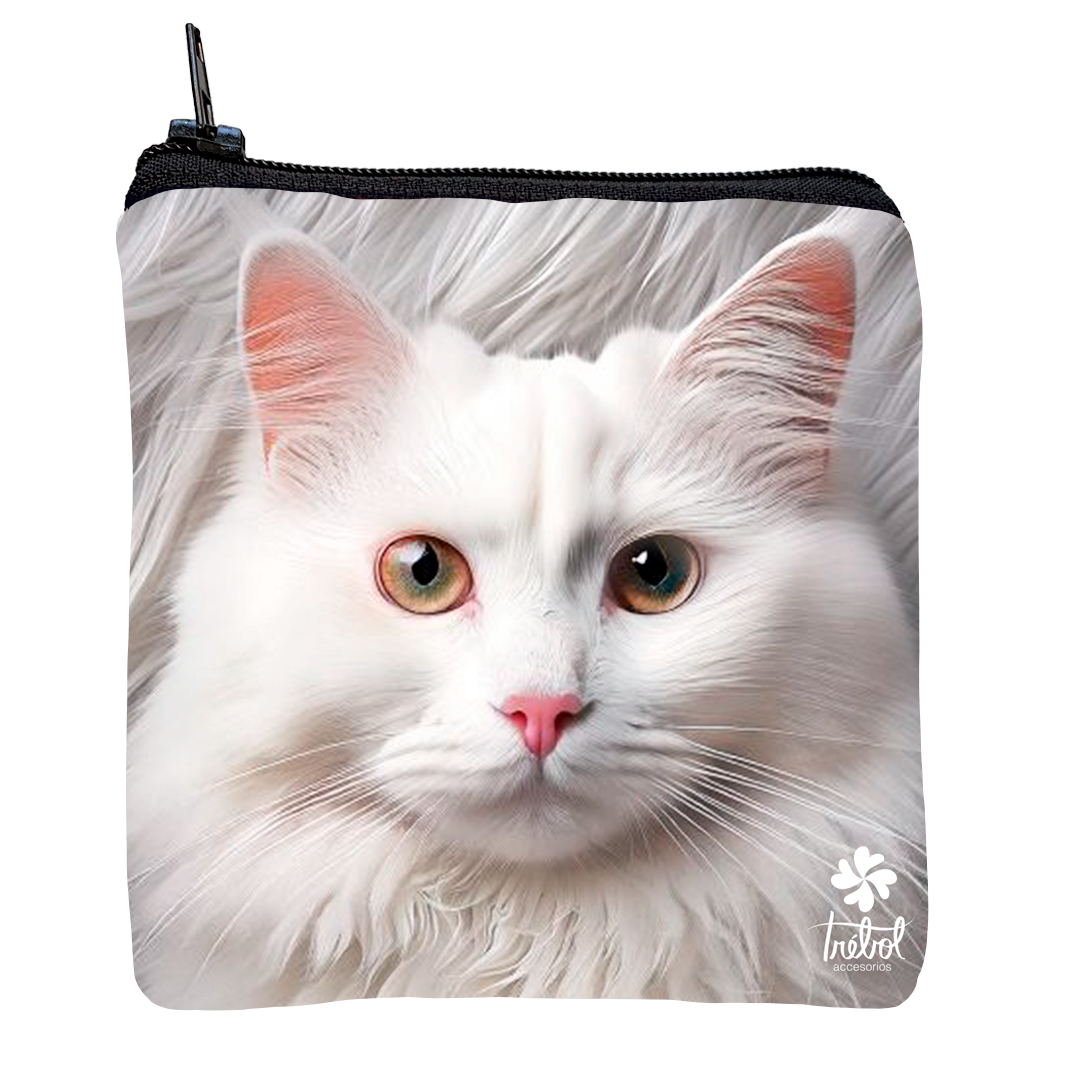 Monedero Gatito Blanco