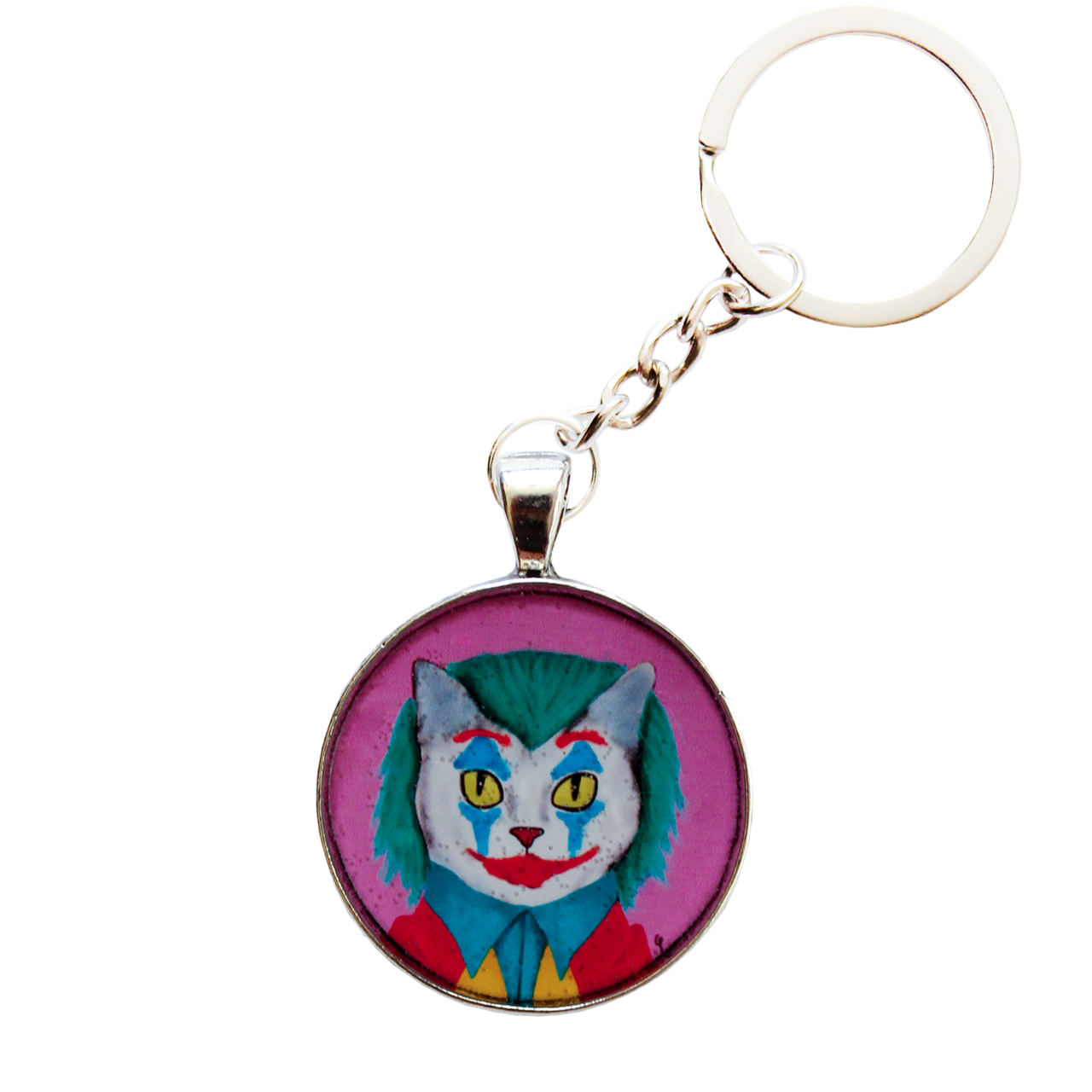 Llavero Gatito Guasón (Disponible solo web)