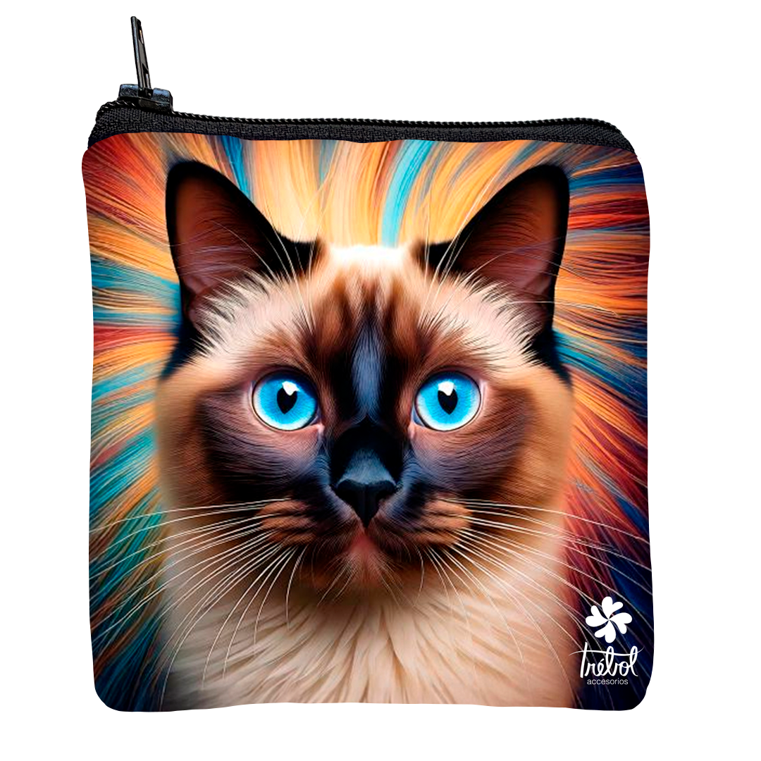 Monedero Gatito Siames