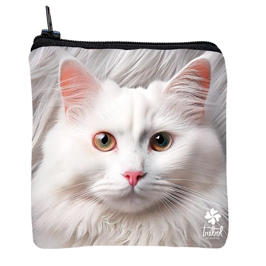 Monedero Gatito Blanco