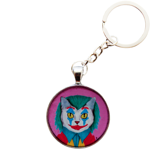 Llavero Gatito Guasón (Disponible solo web)