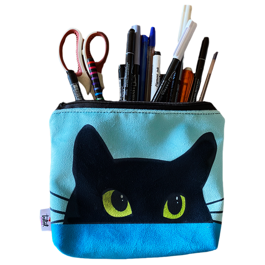 Estuche Michito azul