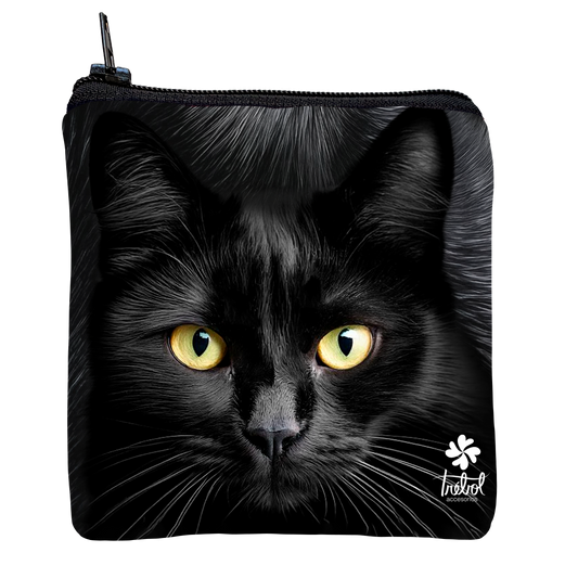 Monedero Gatito Negro